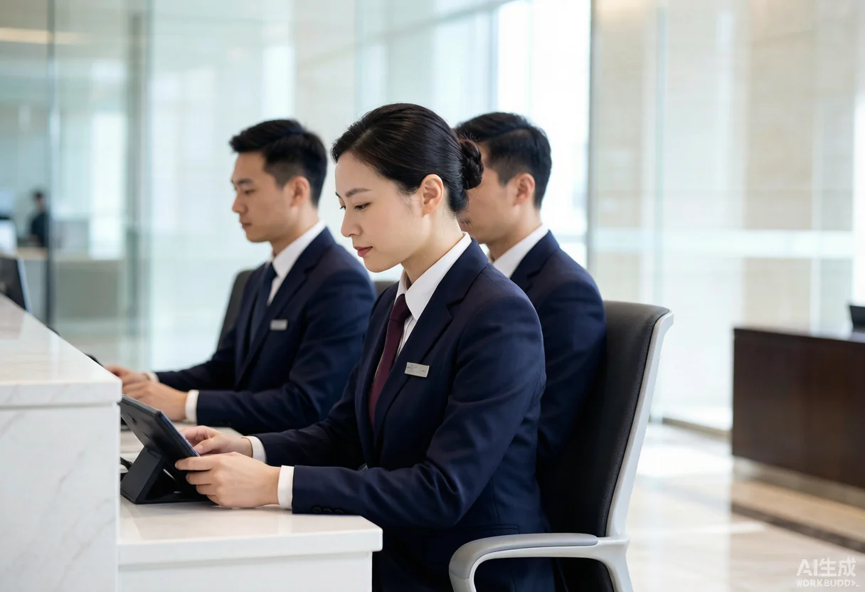 金融职业装 - 为 同业财产保险股份有限公司 提供 金融银行 职业装定制案例 解决方案配图 - 金融银行工作服定制
