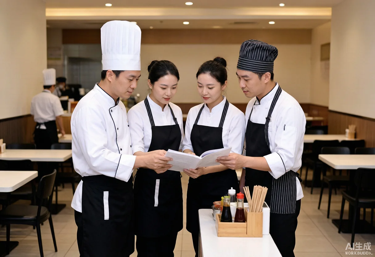 餐饮制服 - 为 华冠影城有限公司 提供 餐饮连锁 职业装定制案例 需求分析配图 - 餐饮连锁职业装定制