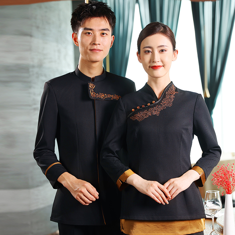 HT032-1066与HT032-1067中式服务员服装