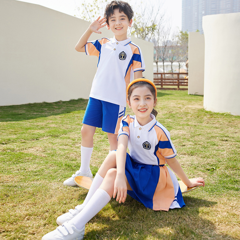 HT054-2217 – Summer Lycra Pique Polo Shirt and Skirt/Shorts Set