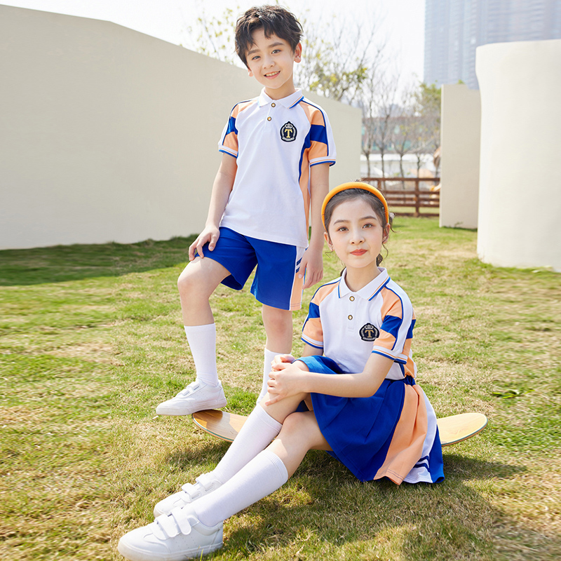 HT054-2217 – Summer Lycra Pique Polo Shirt and Skirt/Shorts Set