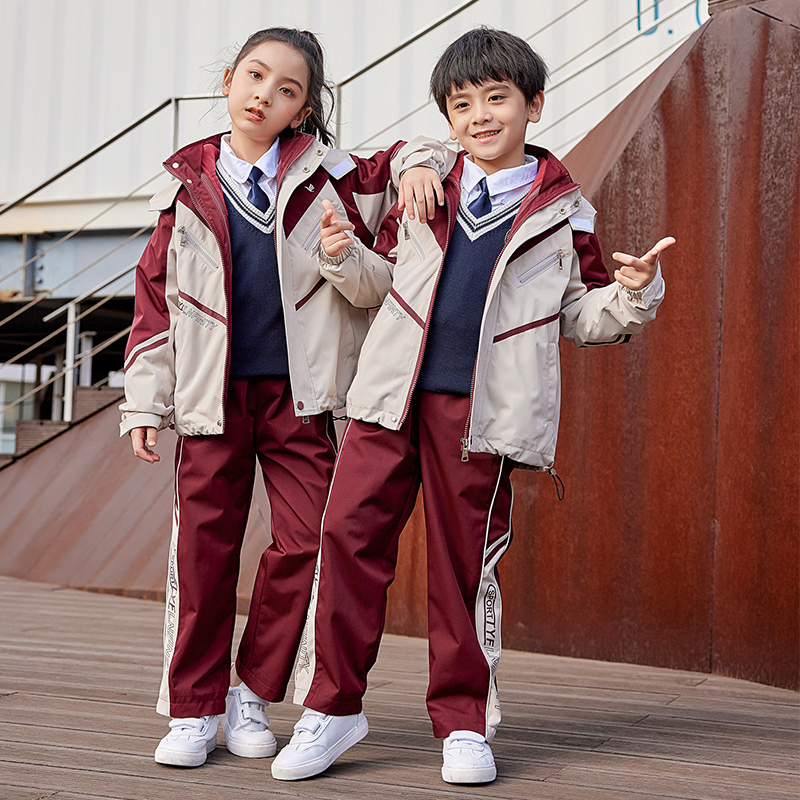 HT054-2194冬季摇粒绒内胆冲锋衣+裤子三件套