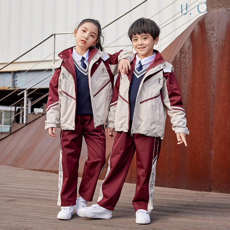 HT054-2194冬季摇粒绒内胆冲锋衣+裤子三件套