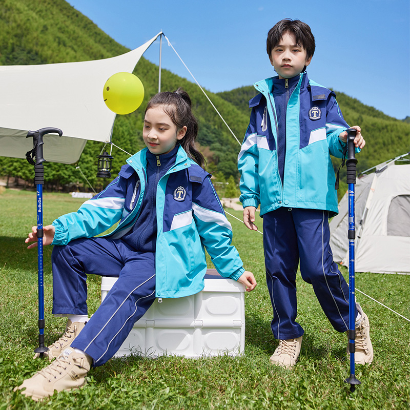 HT054-2273冬季冲锋衣内胆外壳裤子三件套