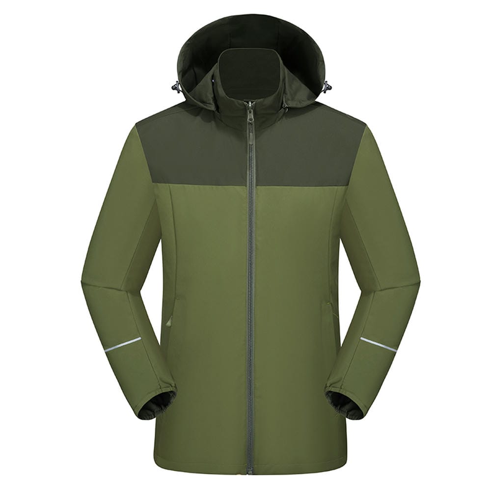 HT012-044 High‑elastic pongee unisex outdoor jacket
